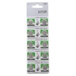 Lot de 10 Piles bouton LR44 357 G13