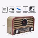 Radio classique 3 bandes Meier M-2032BT – Image 4