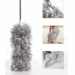 Balai à Poussière Télescopique en Microfibre – Manche Extensible 240 cm – Image 2