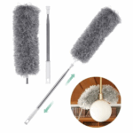 Balai à Poussière Télescopique en Microfibre – Manche Extensible 240 cm – Image 3