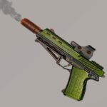 Pistolet musical avec canon télescopique vibrant et à fumée – Image 3