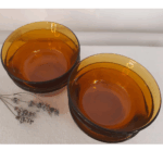 Lot de 6 coupelles vintage ambré Duralex made in France – Image 3