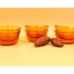 Lot de 6 coupelles vintage ambré Duralex made in France – Image 4