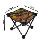 Tabouret Pliable de randonnée air - Chaise de pêche camouflage – Image 2