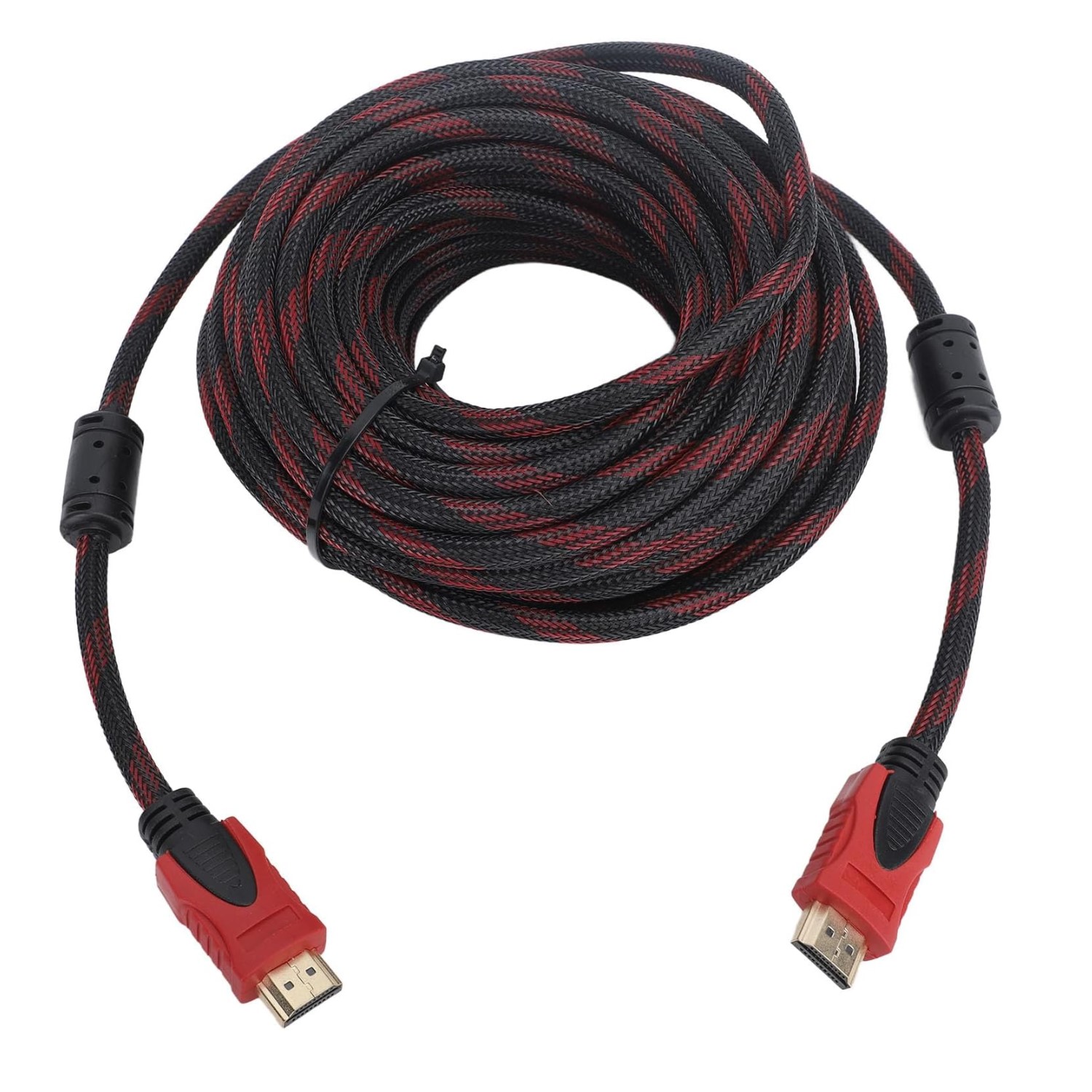 Câble-HDMI-maillé-HD-1080P-de-1-mètre-double-filtre-1.4-promodeal-tunisie-4 Câble HDMI maillé HD 1080P de 10 mètres avec double filtre 1.4 – Image 1