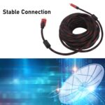 Câble HDMI maillé HD 1080P de 10 mètres avec double filtre 1.4 – Image 3