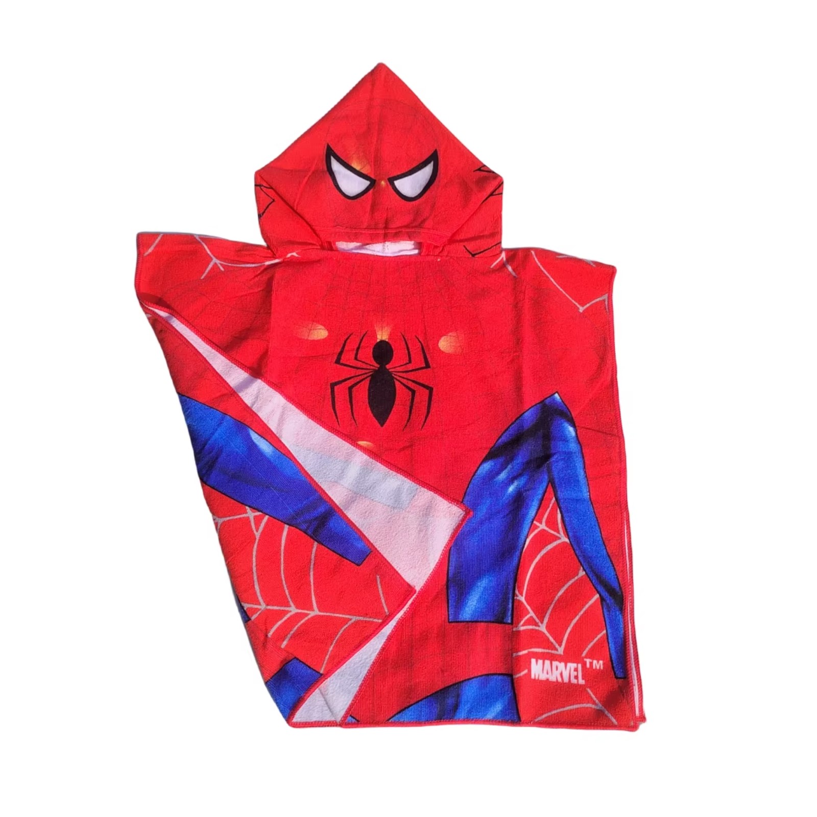 Cape-plage-enfant-serviette-bain-spiderman-promodeal-tunisie-1 Cape de plage pour garçon motif Spider-Man – Image 1