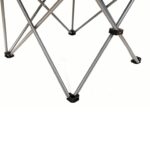 Chaise de camping Grand modèle pliantes avec porte-gobelet à dossier haut – Image 5