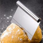 Grattoir à pâte et à pain en acier inoxydable