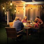 Lampe de camping rond  rechargeable avec 3 modes d'éclairage – Image 4