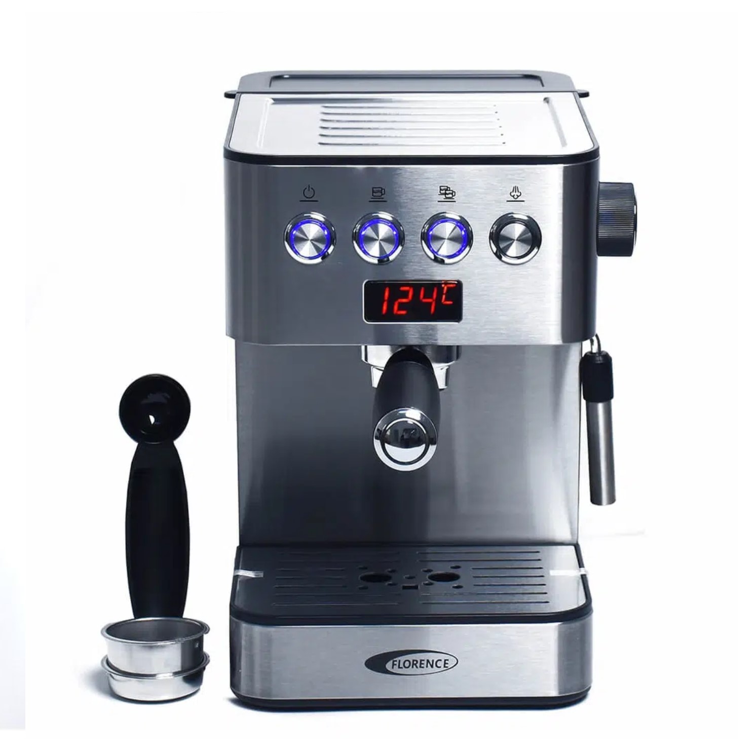 Machine-café-Expresso-Cappuccino-Latté-Florence-AG-1302A-promodeal-tunisie Machine à café Expresso Cappuccino Latté Florence AG-1302A – Image 1