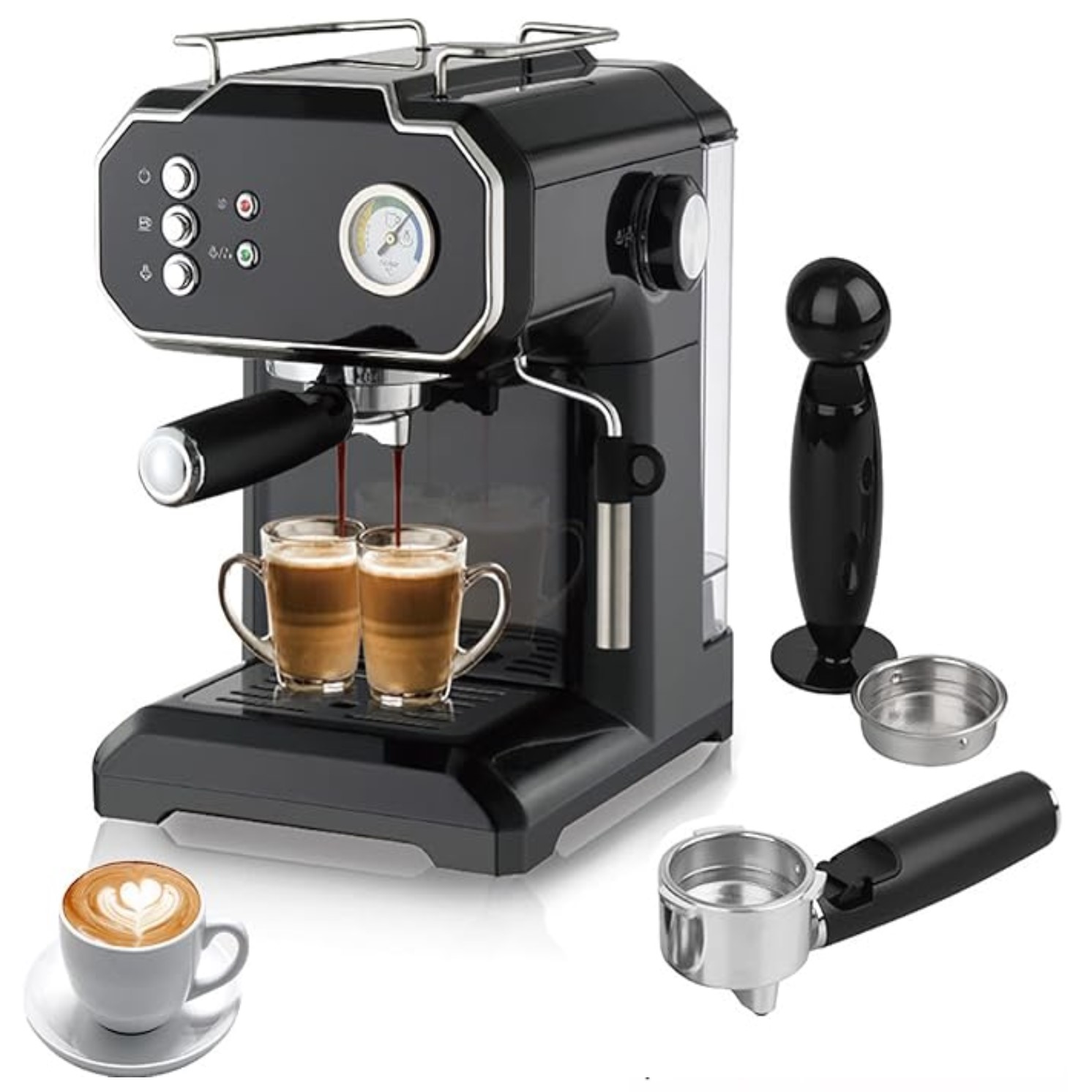 Machine-café-Expresso-Cappuccino-Latté-Florence-AG-1309A-promodeal-tunisie-2 Machine à café Expresso Cappuccino Latté Florence AG-1309A – Image 1