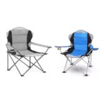Pack de deux chaises camping grand modèle pliantes