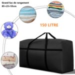 Grand Sac de rangement noir 150 Litres
