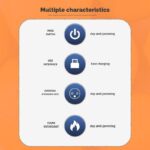 Rallonge Multiprise avec 3USB, 2 Prises,1 type C – Image 4