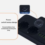 Rallonge Multiprise avec 3USB, 2 Prises,1 type C – Image 3