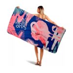 Serviette de plage Flamant Rose – Image 3