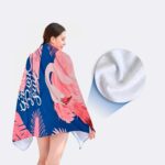 Serviette de plage Flamant Rose – Image 2