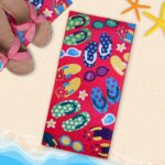 Serviette de plage Rouge