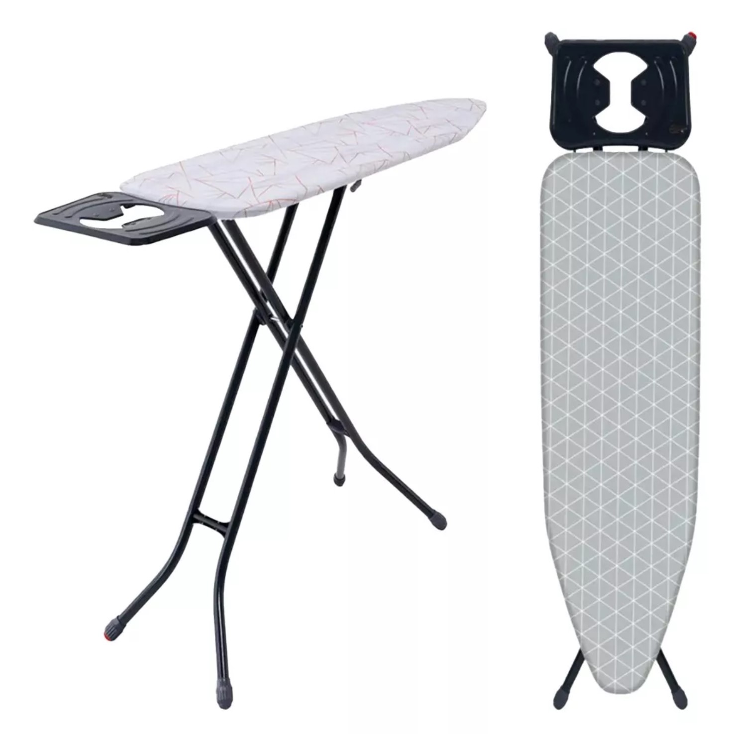 table-repassage-fer-vetments-planche-rapide-perilla-eko-glass-promodeal-tunisie Table à repasser Perilla Eko Class – Image 1