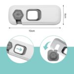 Lot de 2 verrous de sécurité des armoires et tiroirs  pour enfants – Image 3