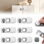 Lot de 6 verrous de sécurité des armoires et tiroirs  pour enfants