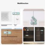 Lot de 2 verrous de sécurité des armoires et tiroirs  pour enfants – Image 9