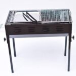 Barbecue double structure en Acier Inoxydable à Charbon – Image 2