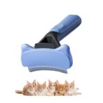 Brosse autonettoyante pour chat et chien