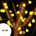 Guirlande lumineuse 20 LED Jaune – Image 2
