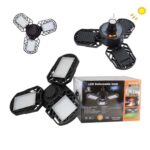 Lampe solaire rechargeable à 3 lampes YM-701