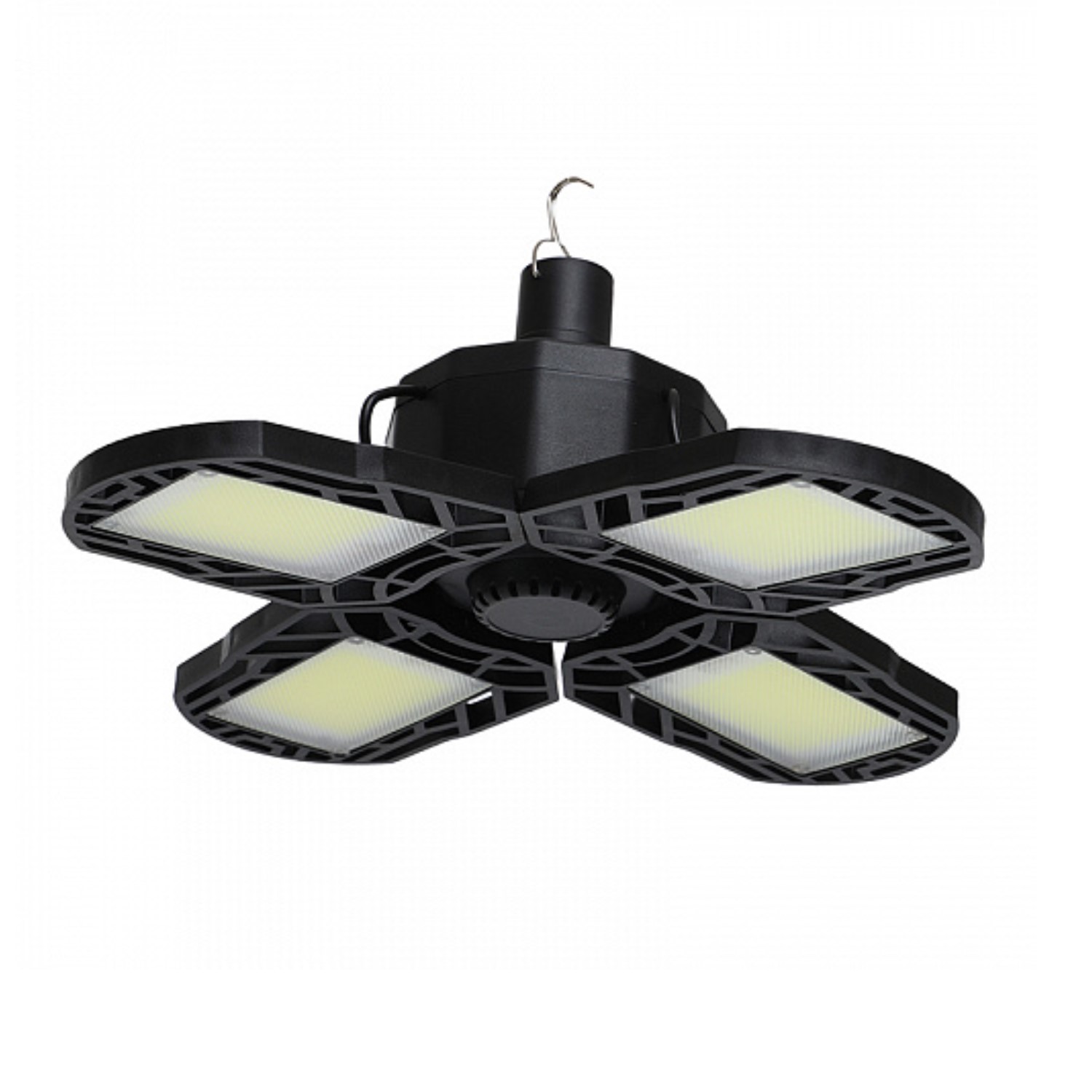 lampe-rechargeable-4lampes-solaire-usb-pliable-promodeal-tunisie-4 Lampe solaire rechargeable à 4 lampes XF-702 – Image 1