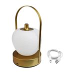Lampe de table LED en forme pomme portable et rechargeable – Image 4