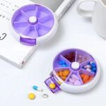 Pilulier Rond à 7 Compartiments